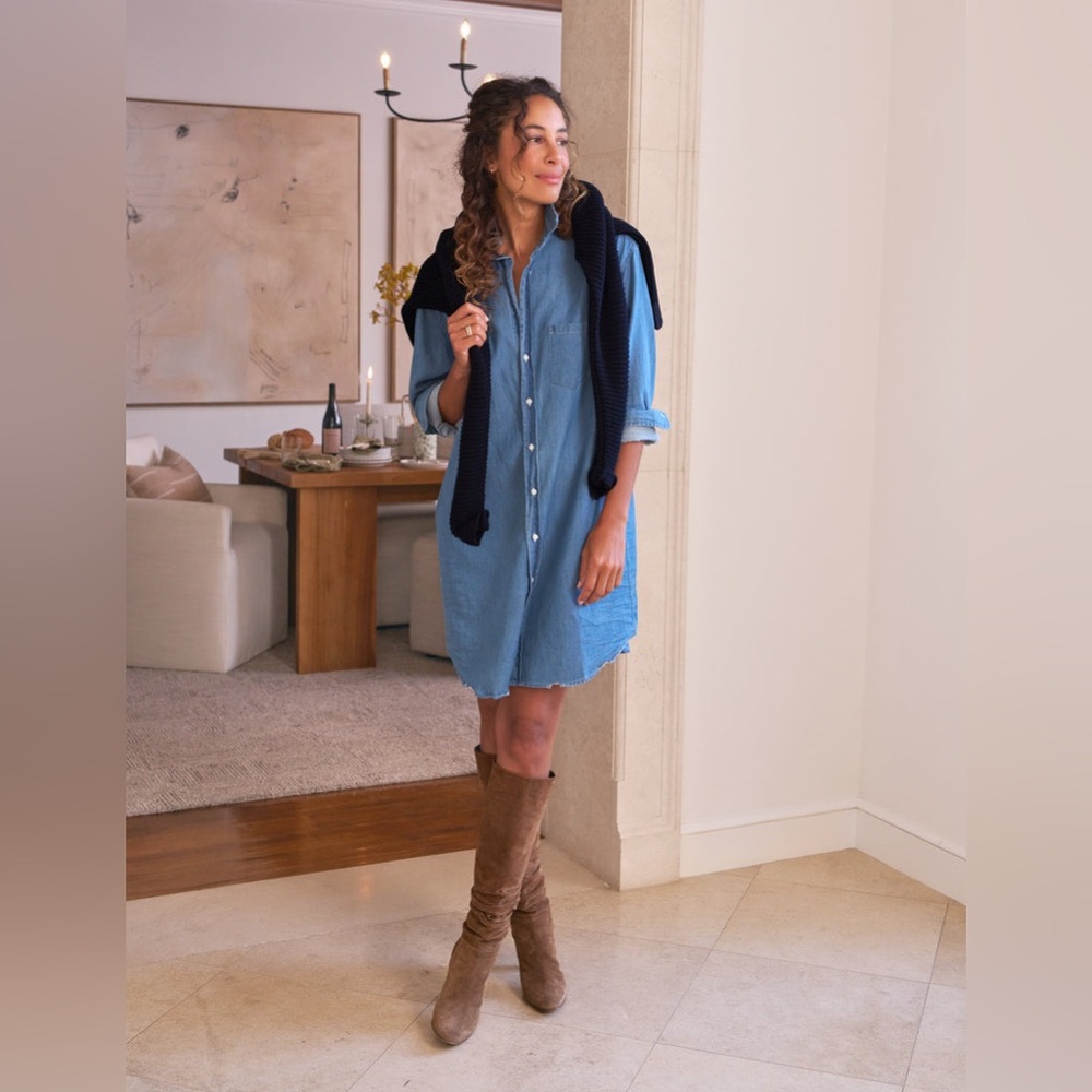BNWT Frank & Eileen Montecito Sweater in Marine - Picture 6 of 10